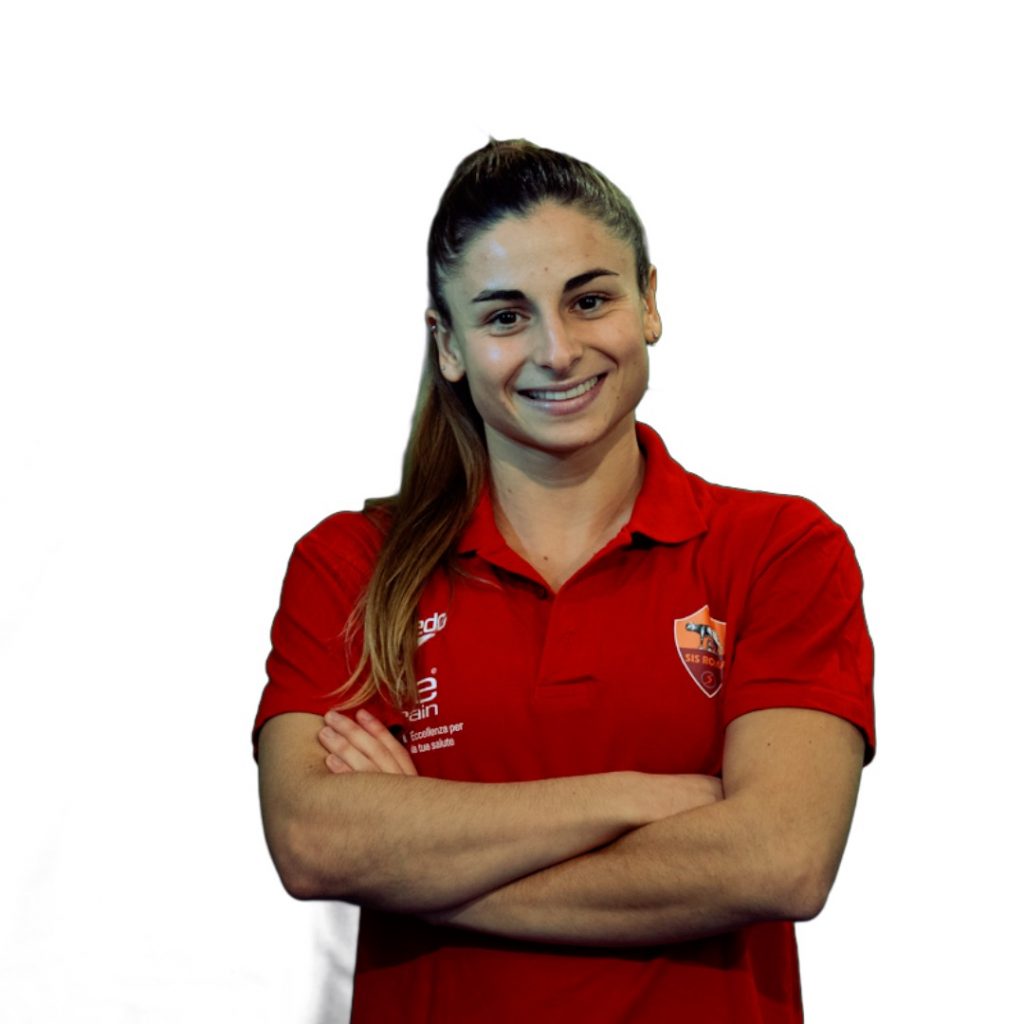 Ritratto di Cecilia Nardini con la divisa della SIS Roma