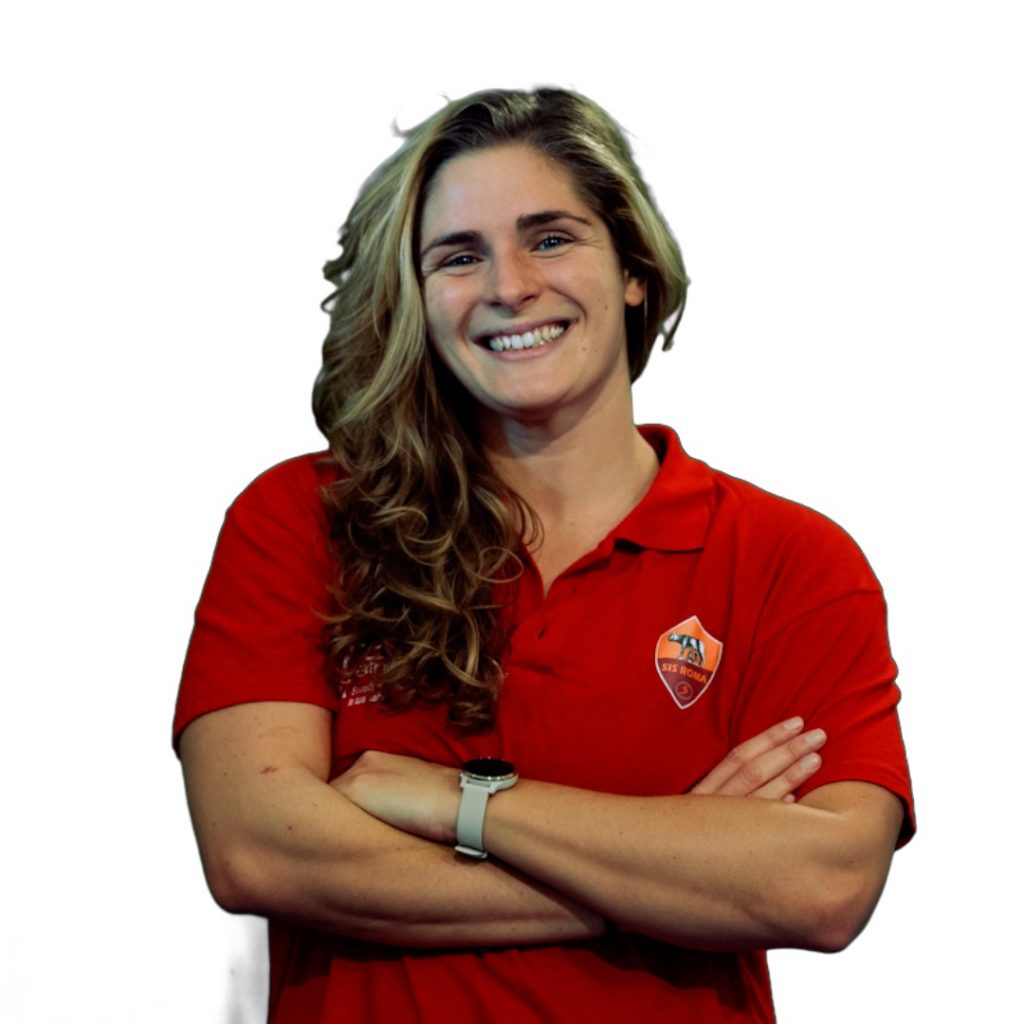 Ritratto di Giuditta Galardi con la divisa della SIS Roma